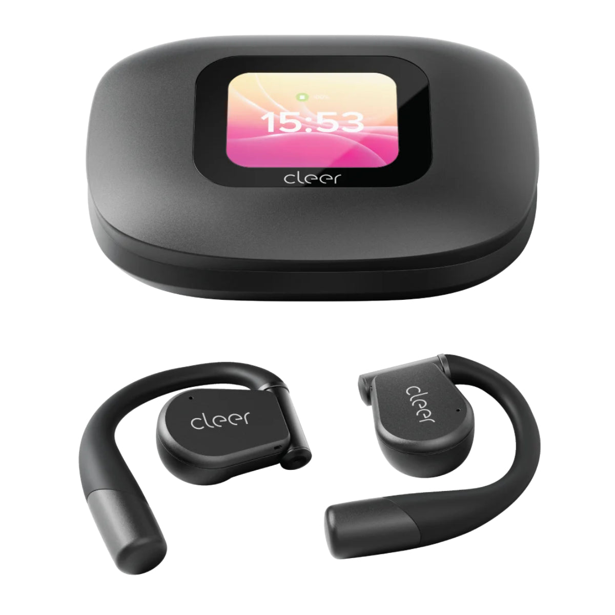 Cleer ARC 3 True Wireless Open Ear Earbuds - Black