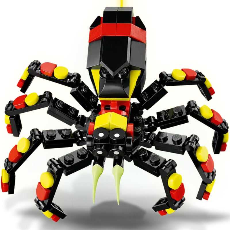 LEGO Creator 3-in-1 Wild Animals Surprising Spider Building Toy Set (153-Pieces)