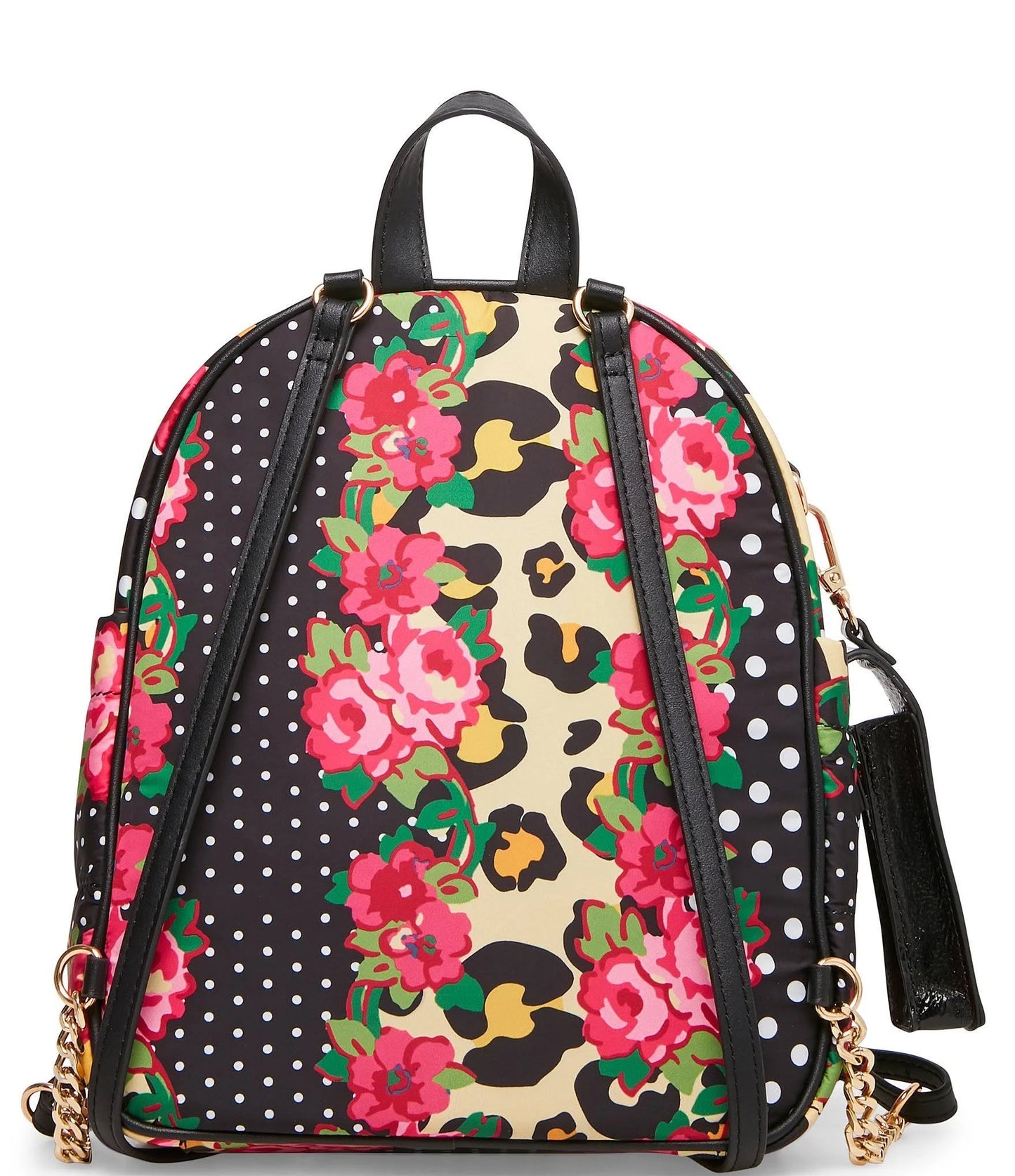 Betsy Johnson Pretty Puffer Multi Printed Backpack