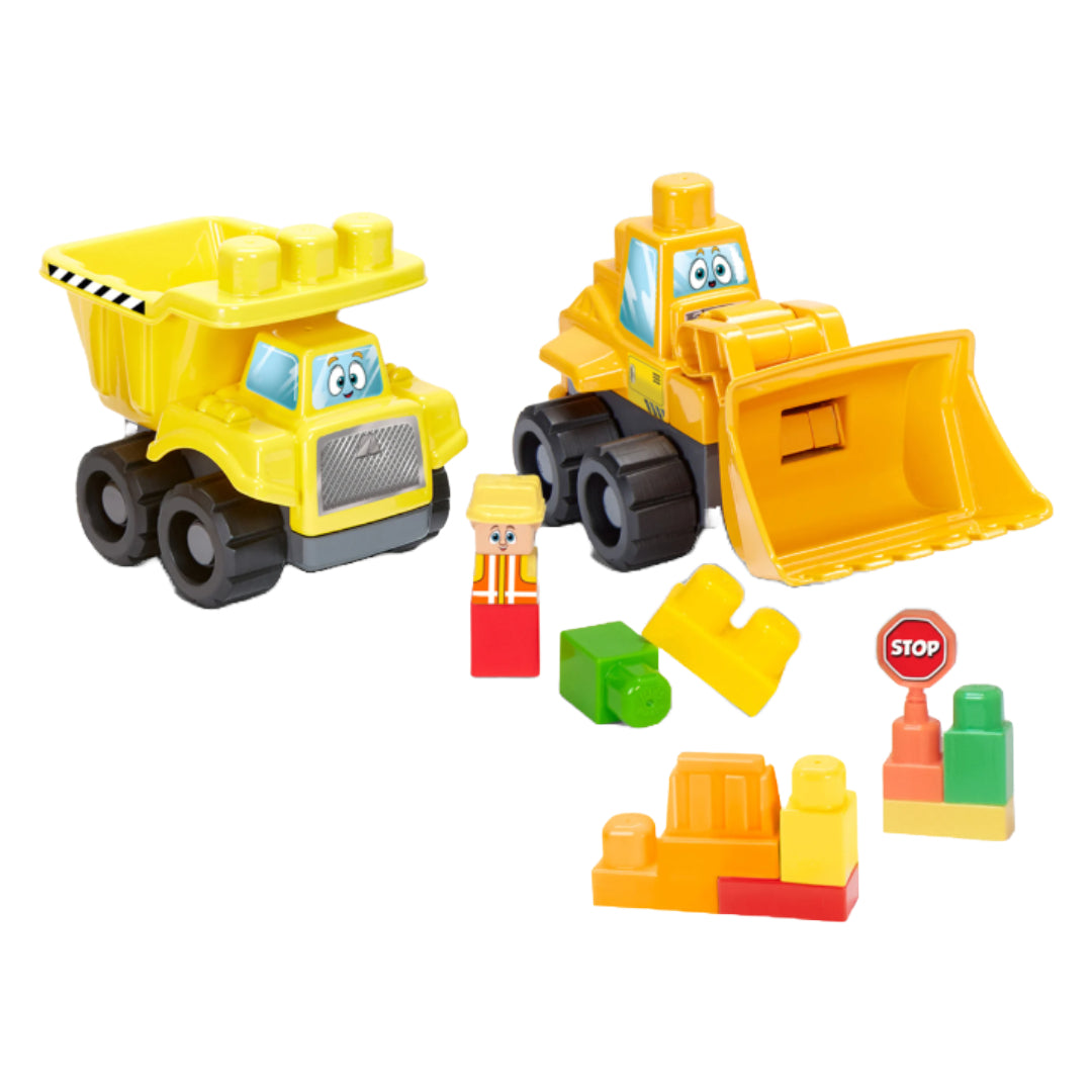 Kids@work Construction Truck Building Blocks Set