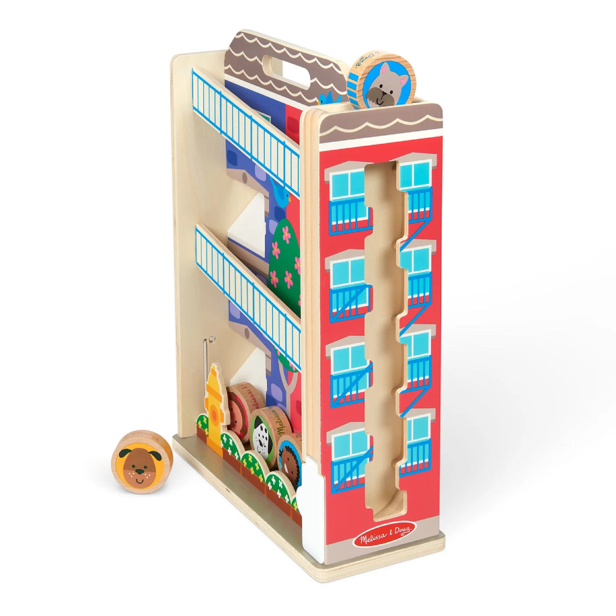 Melissa and Doug GO Tots Town House Tumble (7 Pieces)