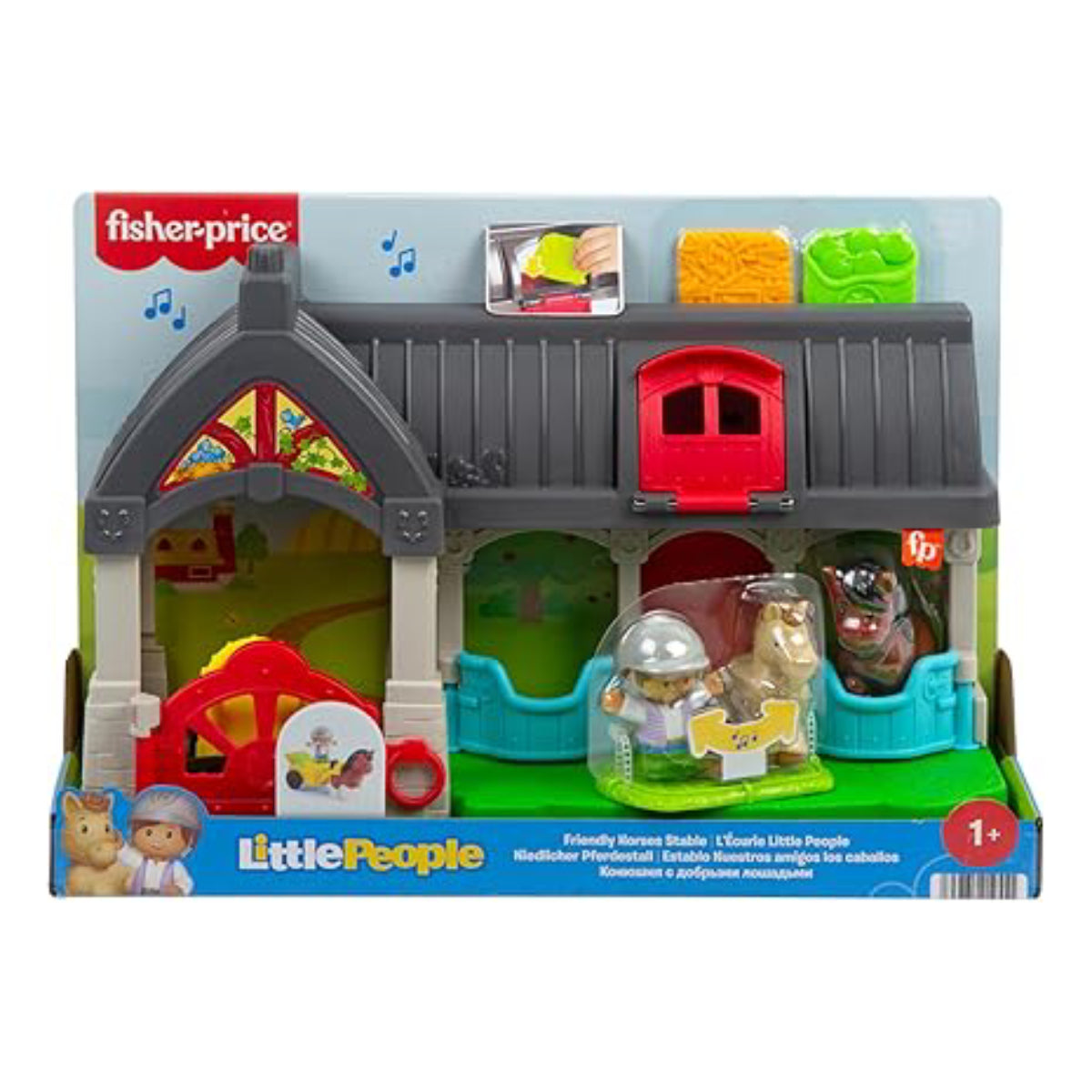 Little People Friendly Horses Stable Playset