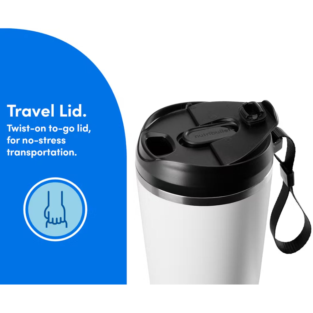 Nutribullet NBPB50350AW Flip Insulated Portable Blender - White