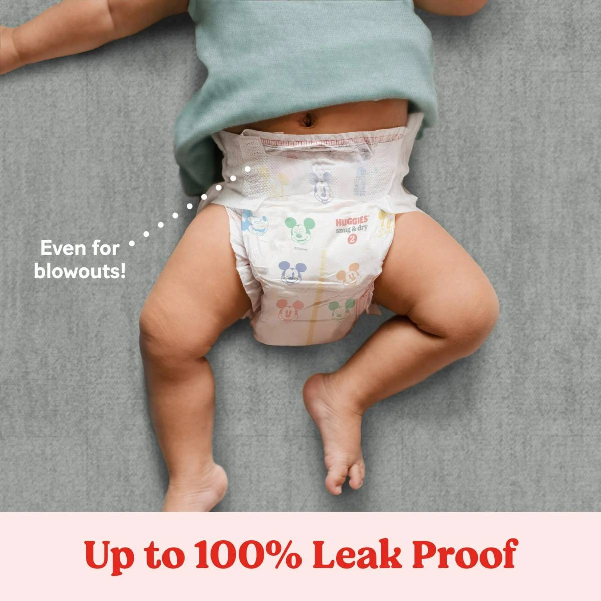 Huggies Size 2 Snug and Dry Baby Diapers (Count 222)