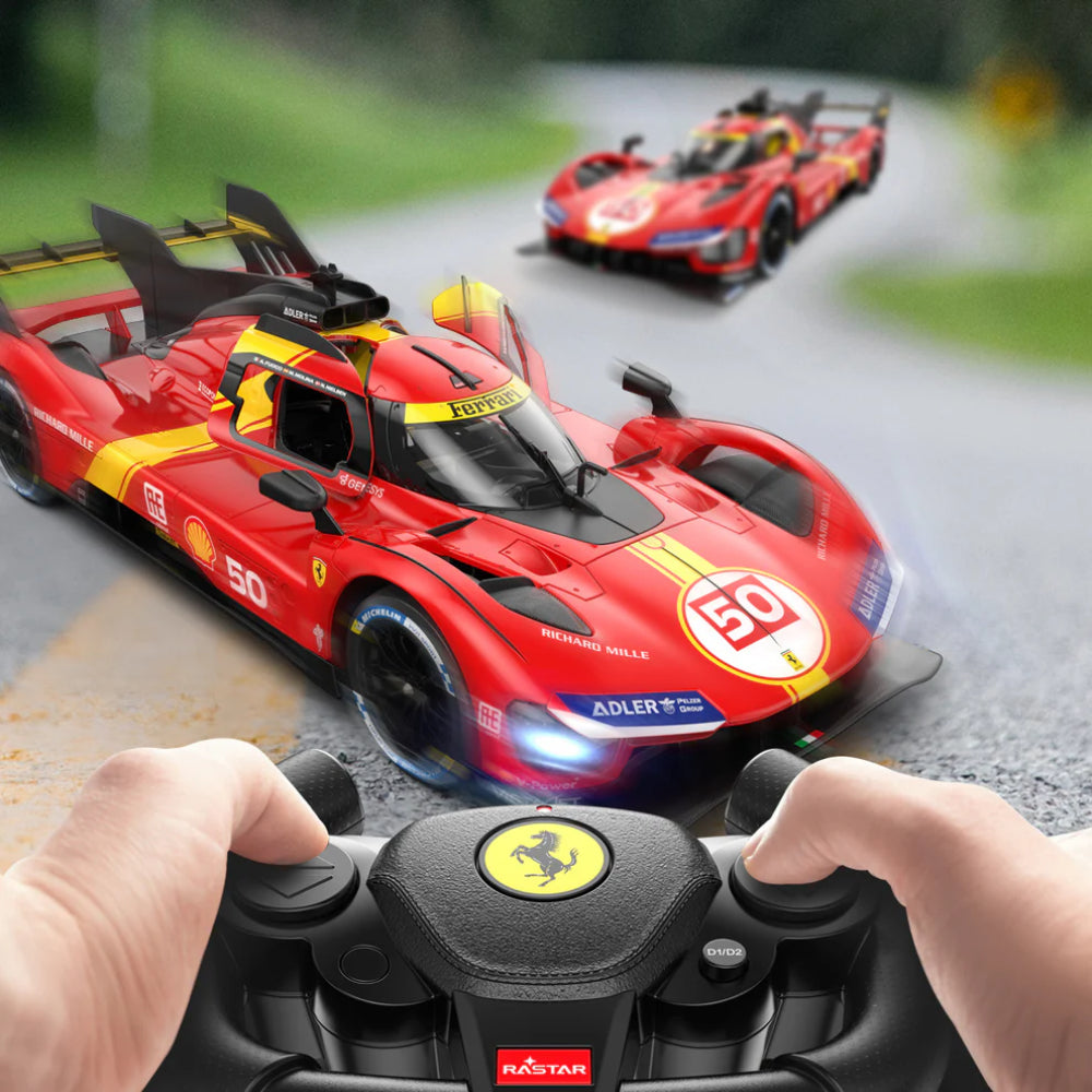 Rastar 1:14 Ferrari 499P Remote Control Car - Red