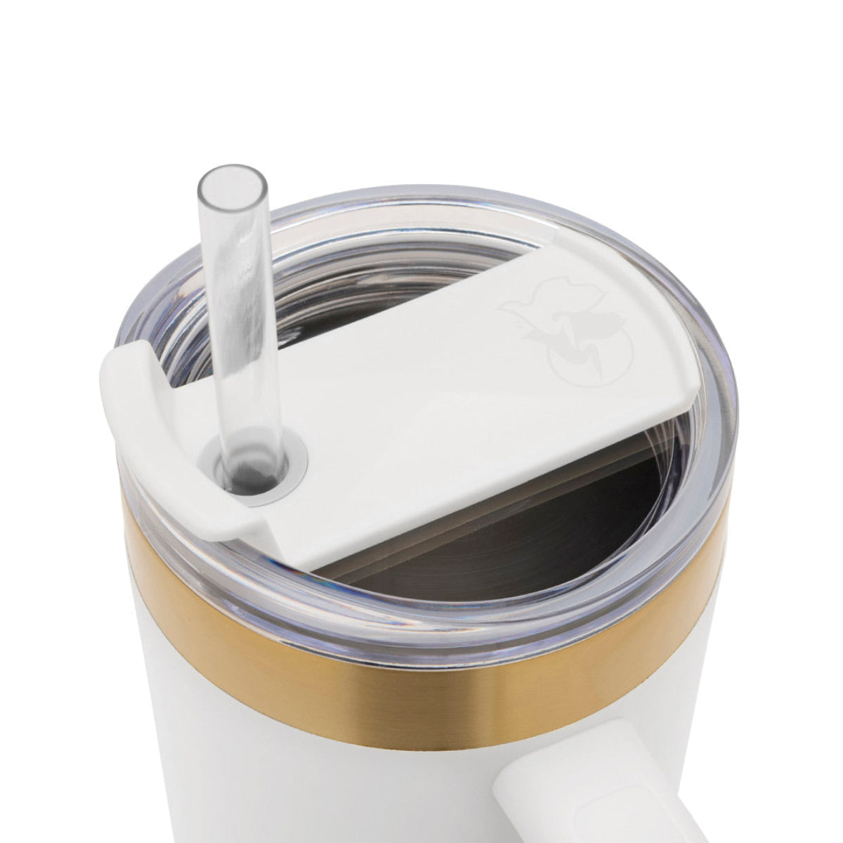 Pelican Hydration 40 oz Porter Tumbler - White/Gold