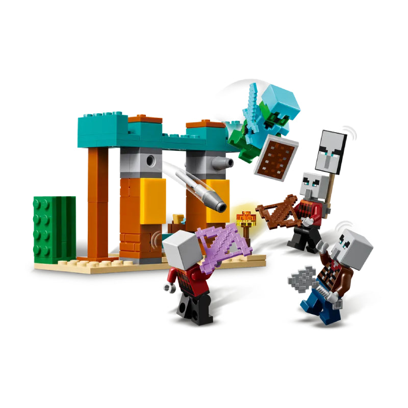 LEGO Minecraft The Illager Desert Patrol Building Toy Set (105-Pieces)