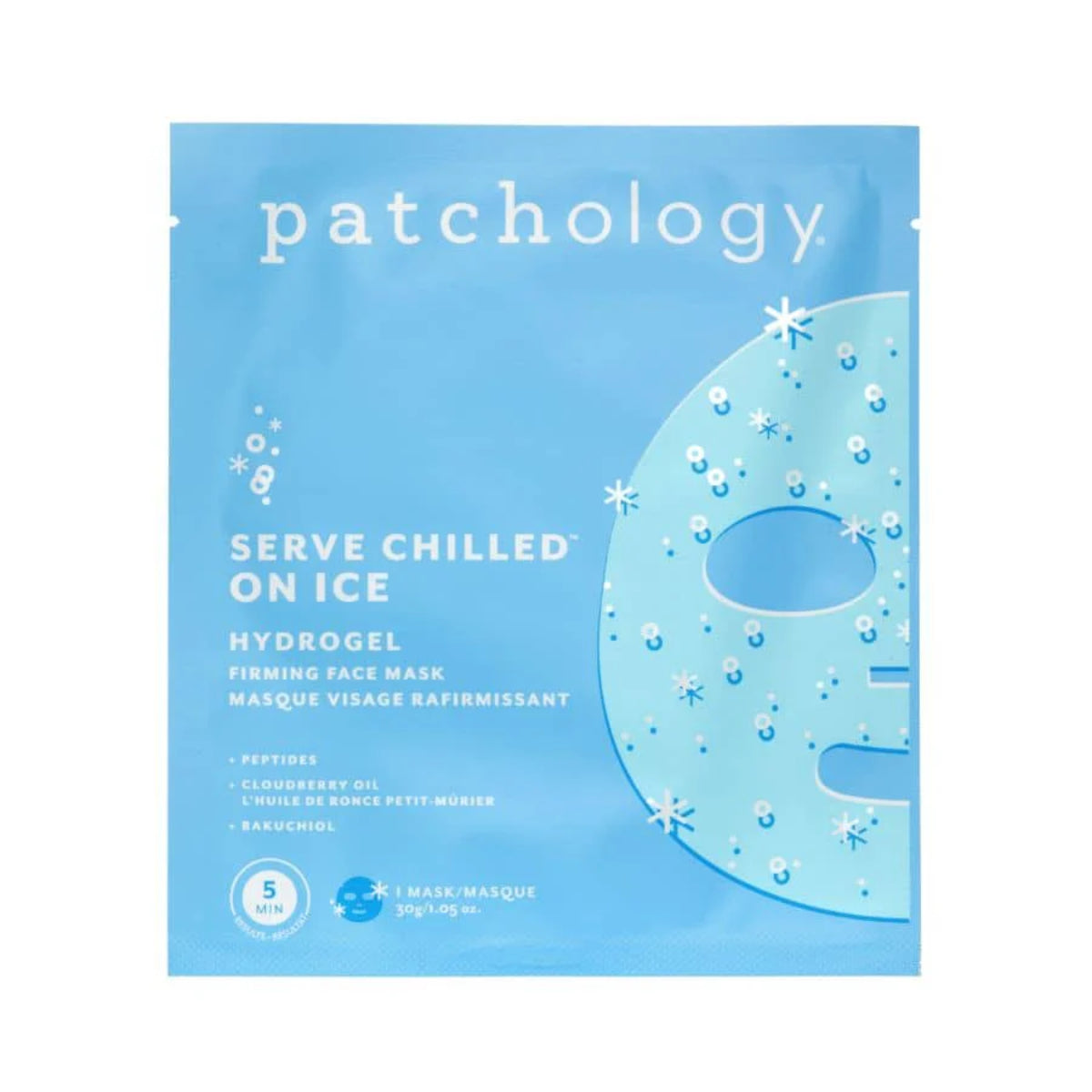 Patchology Serve Chilled On Ice Hydrogel Firming Face Mask