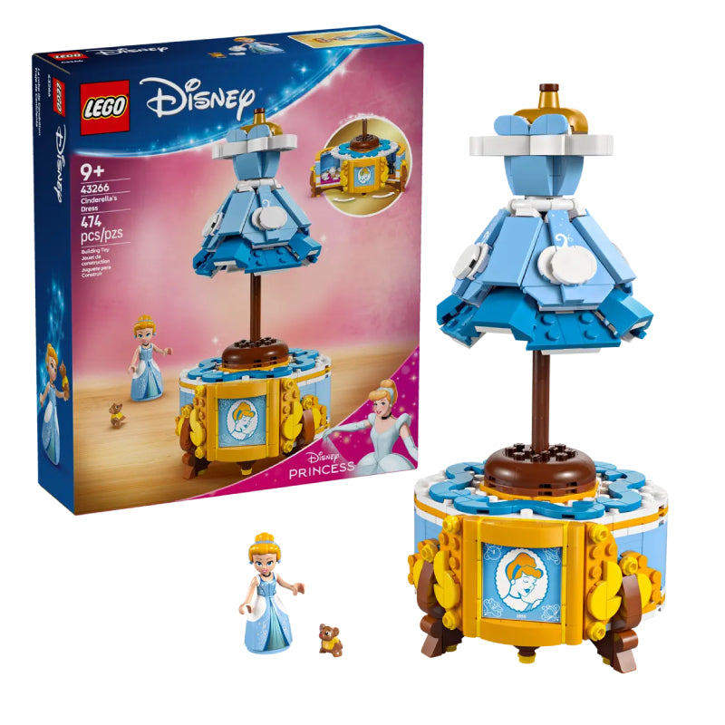 LEGO Disney Princess Cinderella's Dress Building Toy Set (474-Piece)