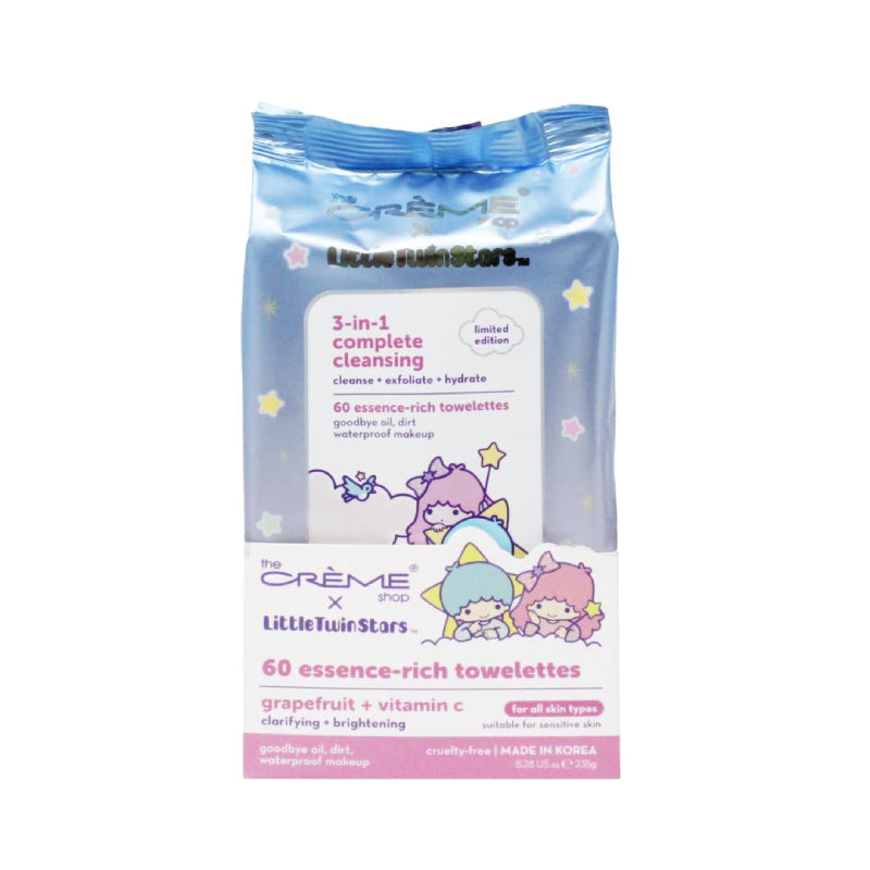 The CrΓΒ¨me Shop Little Twin Stars 3-In-1 Complete Cleansing Wipes