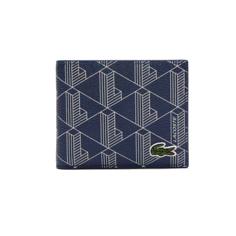Lacoste The Blend Medium Bi-Fold Wallet - Blue