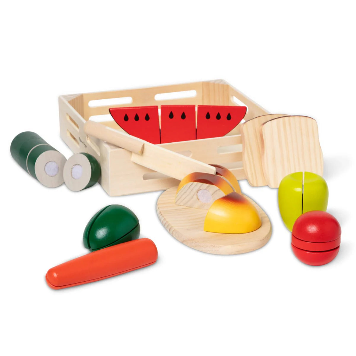 Melissa and Doug Cutting Food - Wooden Play Food