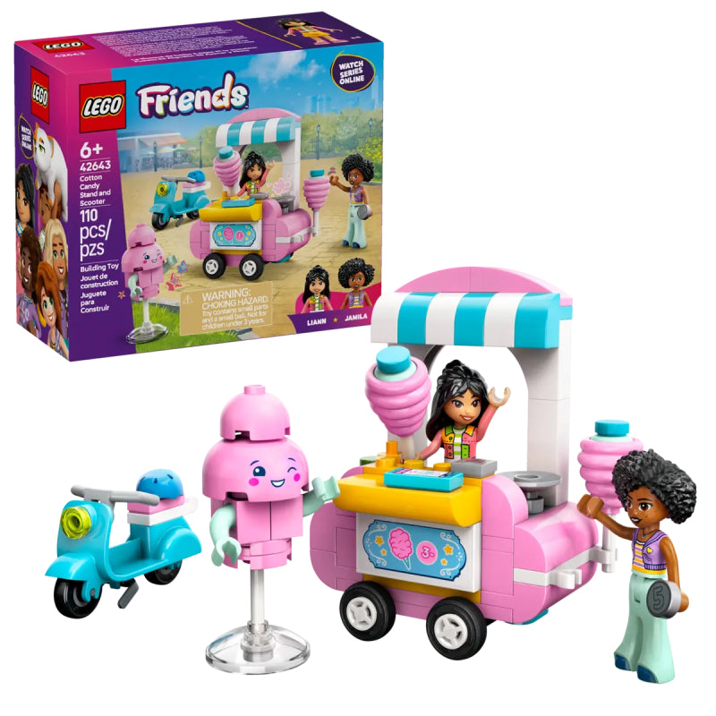 LEGO Friends Cotton Candy Stand Building Toy Set (84-Piece)