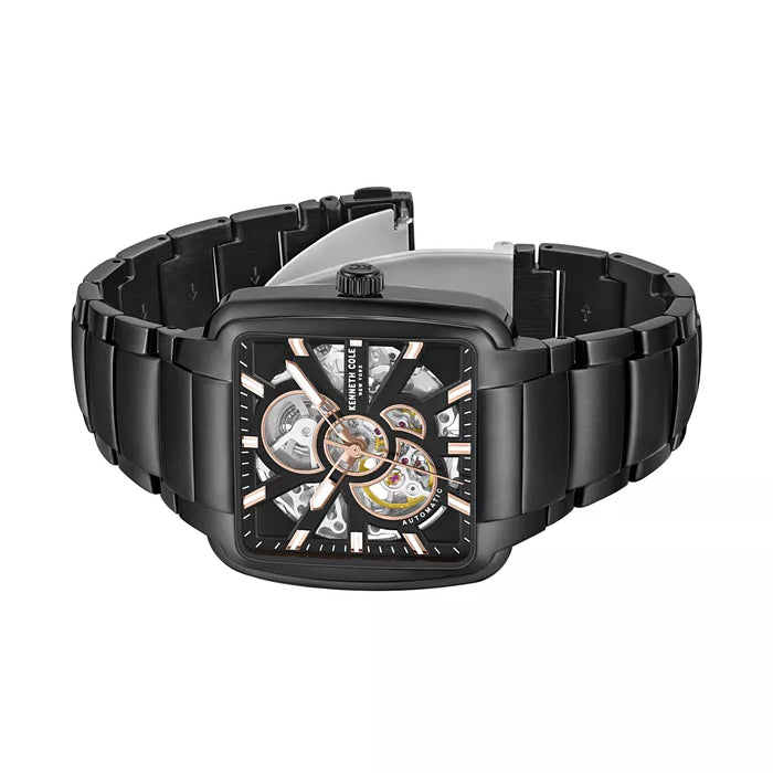 Kenneth Cole New York Automatic Men's 40mm Bracelet Watch - Black