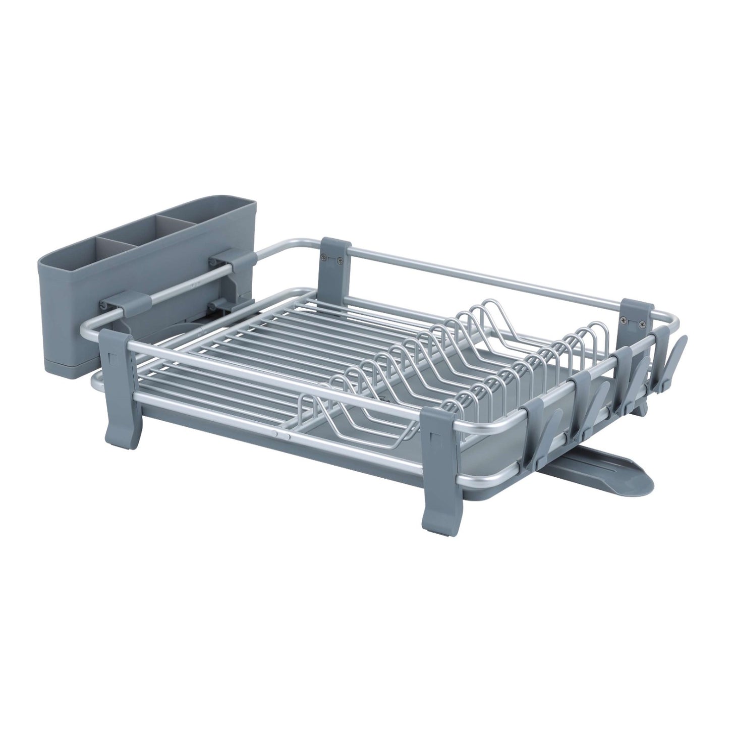 Conceptos básicos de electrodomésticos: escurridor de platos de un solo nivel de aluminio Modder