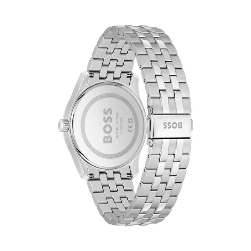 Hugo Boss Principle Men's 41mm Silver Bracelet Watch - Gray