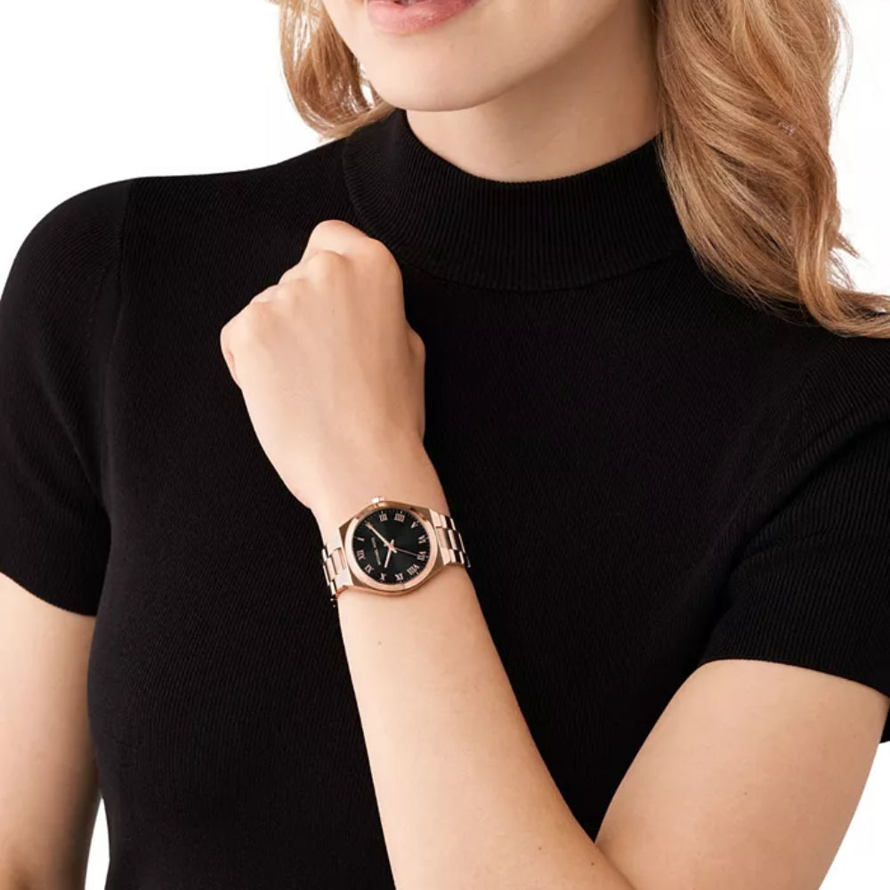 Michael Kors Lennox Women's 37mm Bracelet Watch - Rose Gold