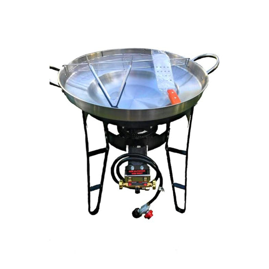 Alpine Cuisine AI26360 High Pressure Burner (5-Piece) - Silver/Black - Curacao