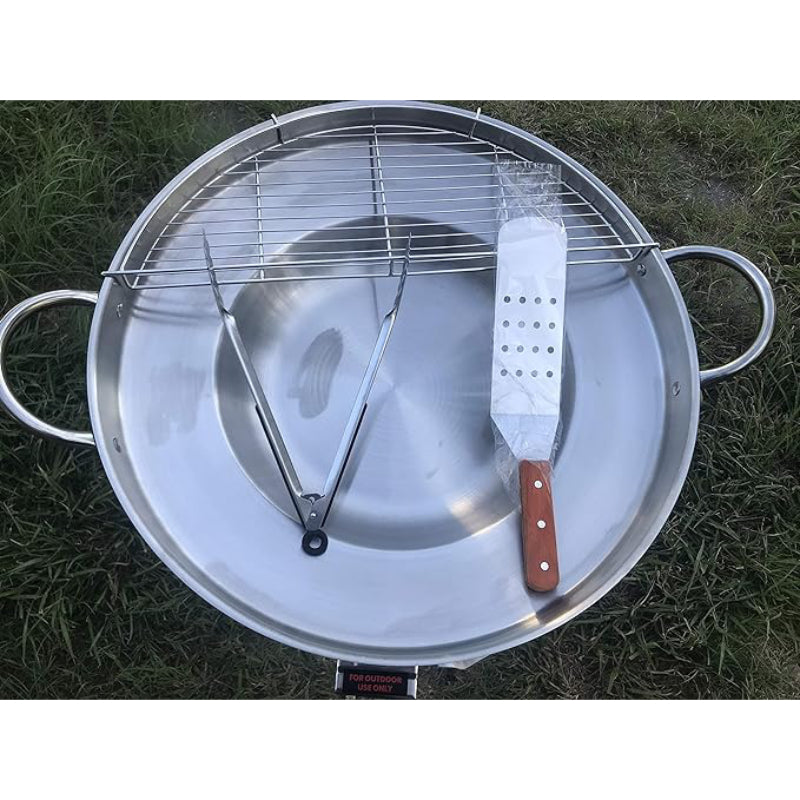 Alpine Cuisine AI26360 High Pressure Burner (5-Piece) - Silver/Black - Curacao