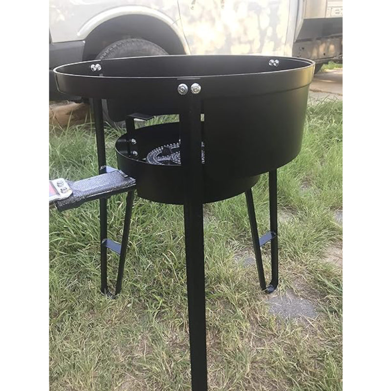 Alpine Cuisine AI26360 High Pressure Burner (5-Piece) - Silver/Black - Curacao