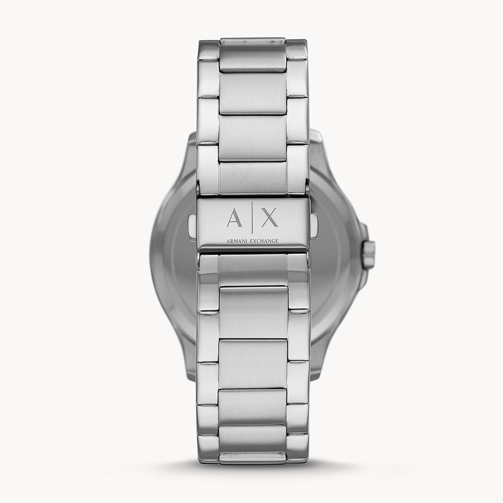 Reloj analógico Armani Exchange Hampton de 46 mm, color negro