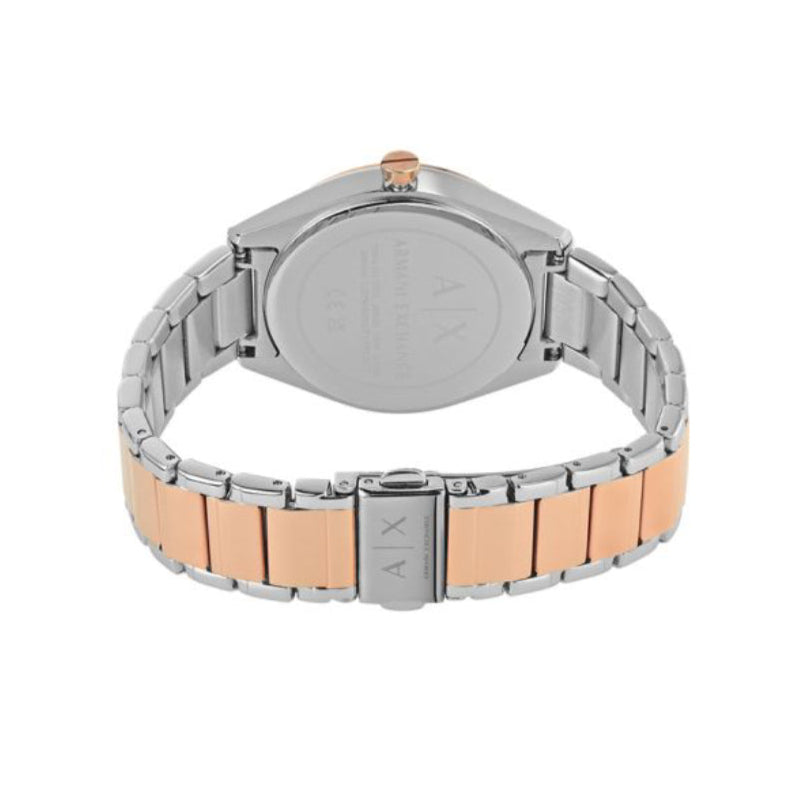 Armani Exchange Two Tone Chronograph 36mm Women's Watch, Silver