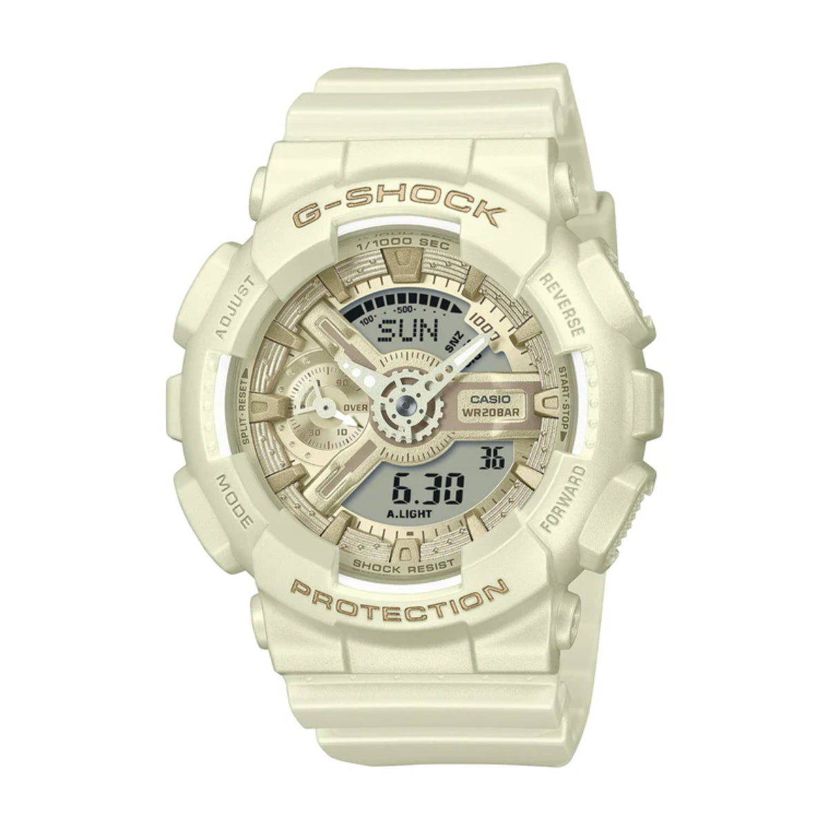 Casio G-Shock Digital Women's 45.9mm Strap Watch - White