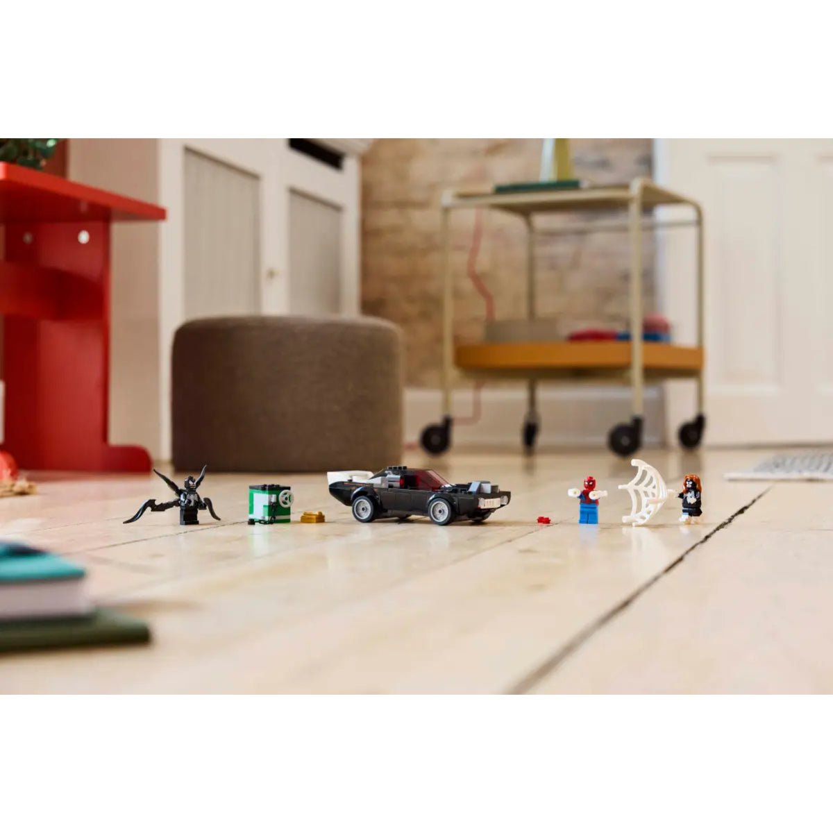 LEGO Marvel Spider-Man vs Venom Muscle Car Building Toy with 3 Minifigures (254-Pieces)