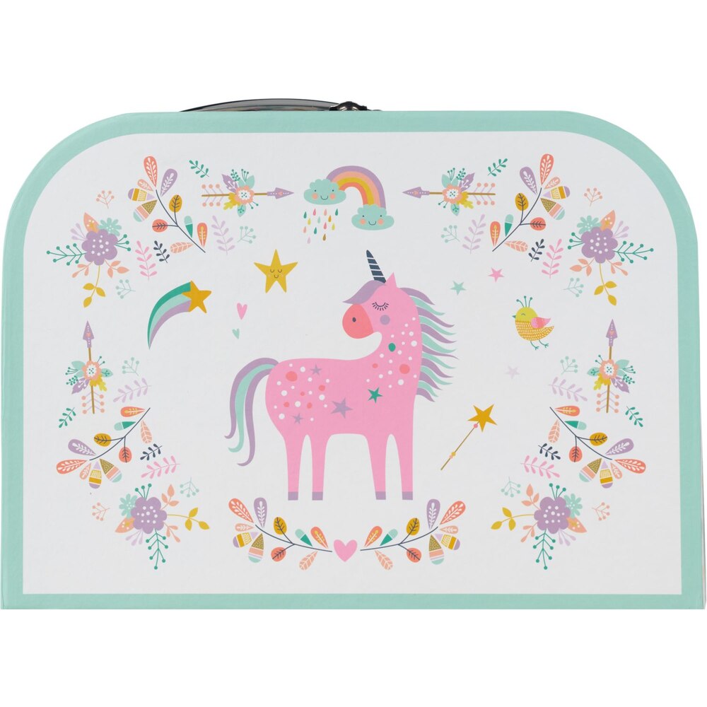 Kids N Play 20-Piece Tea Set with Carry Case - Unicorn