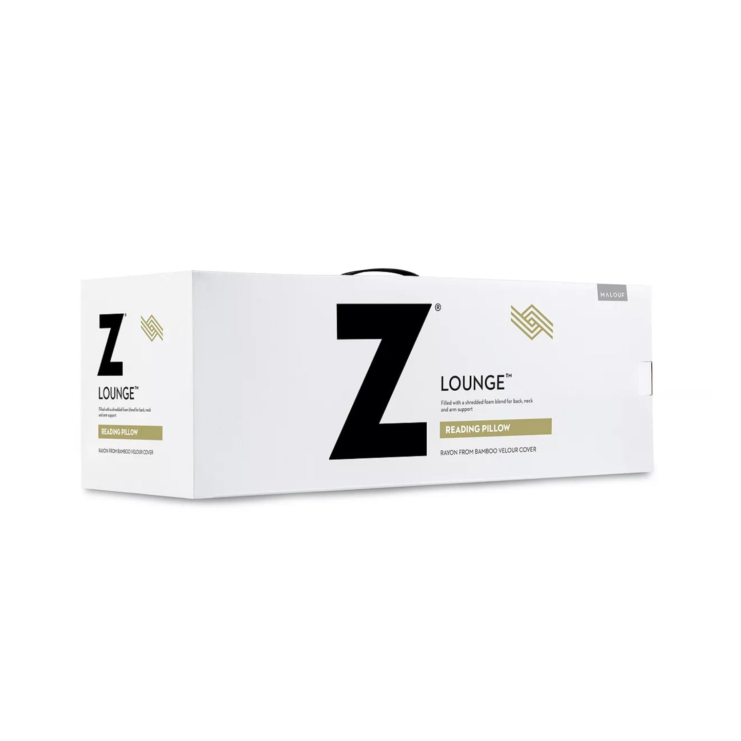 Malouf Speciality Size Z Lounge Pillow - Dark Gray