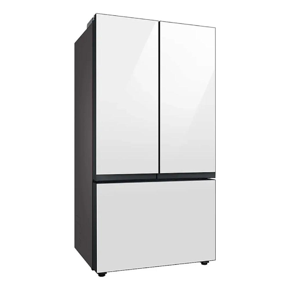 Samsung RF24BB620012 Bespoke 24 cu. ft. French Door Smart Refrigerator with AutoFill Water Pitcher - White Glass