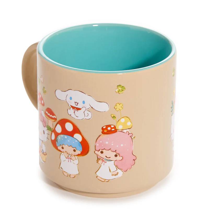 Sanrio Hello Kitty and Friends Mushroom 13 oz Ceramic Mug - Multicolor