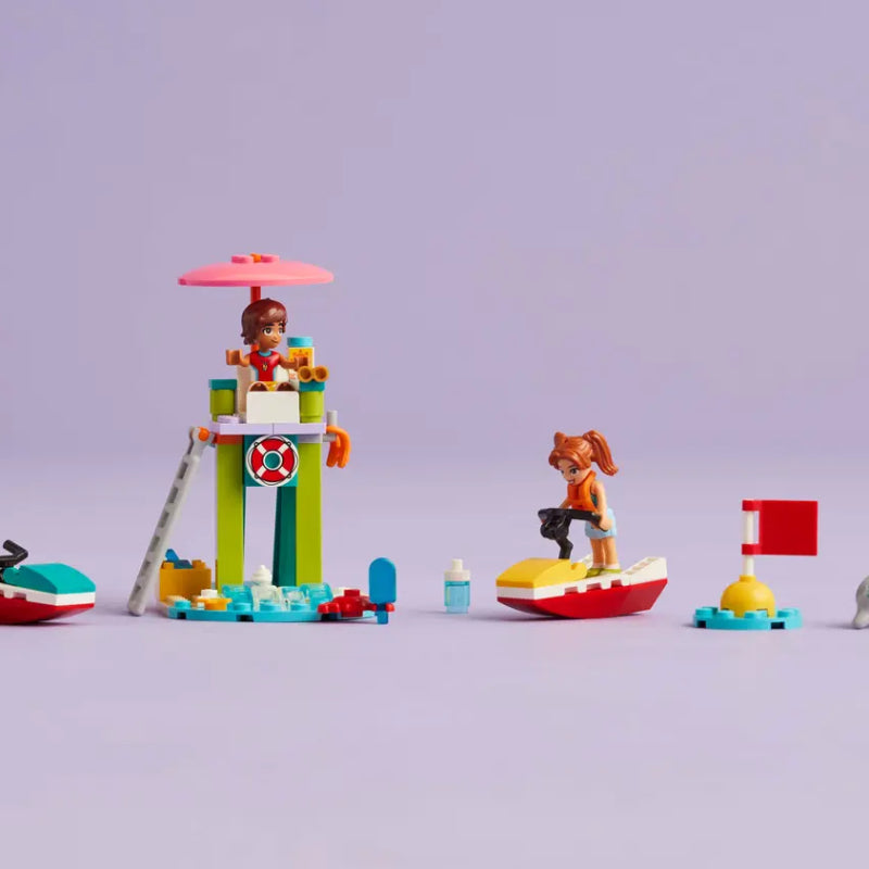 LEGO Friends Beach Lifeguard Building Toy Set (84-Piece)