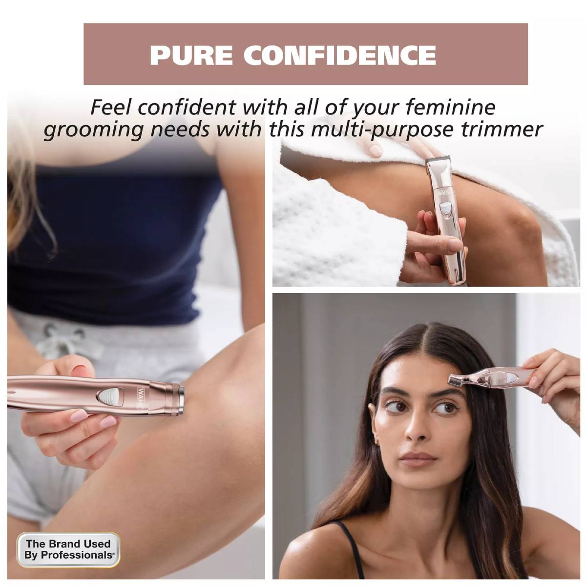 Wahl Pure Confidence 3 in 1 Female Rechargeable Trimmer