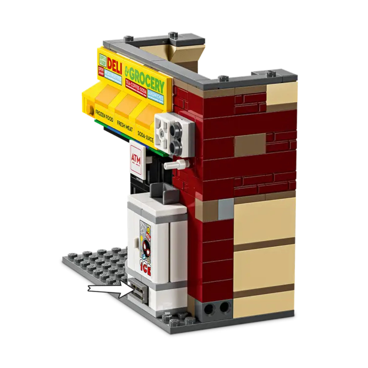 LEGO Marvel Spider-Verse Miles Morales vs The Spot Superhero Building Toy Set (375-Pieces)