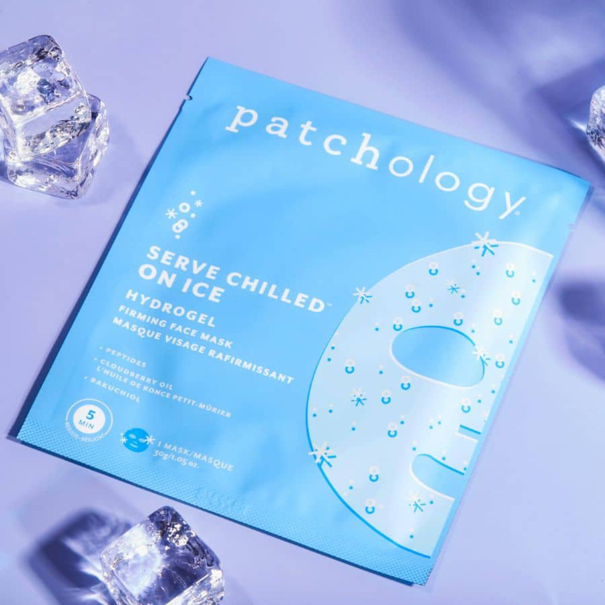Patchology Serve Chilled On Ice Hydrogel Firming Face Mask