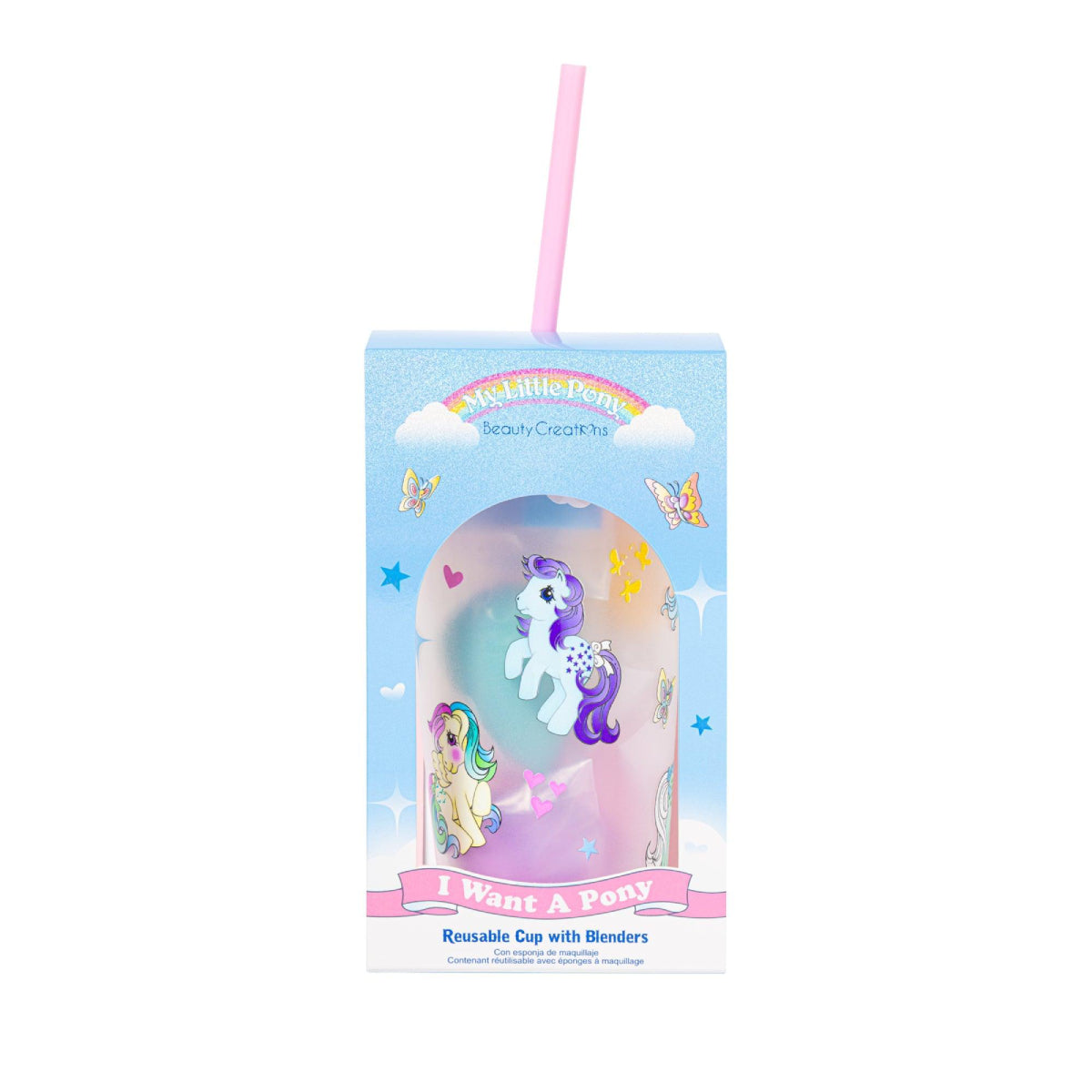 Beauty Creations X My Little Pony "I Want A Pony" Reusable Cup with Blenders