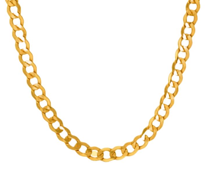 14K Yellow Gold 26" 7.0mm Semi-Solid