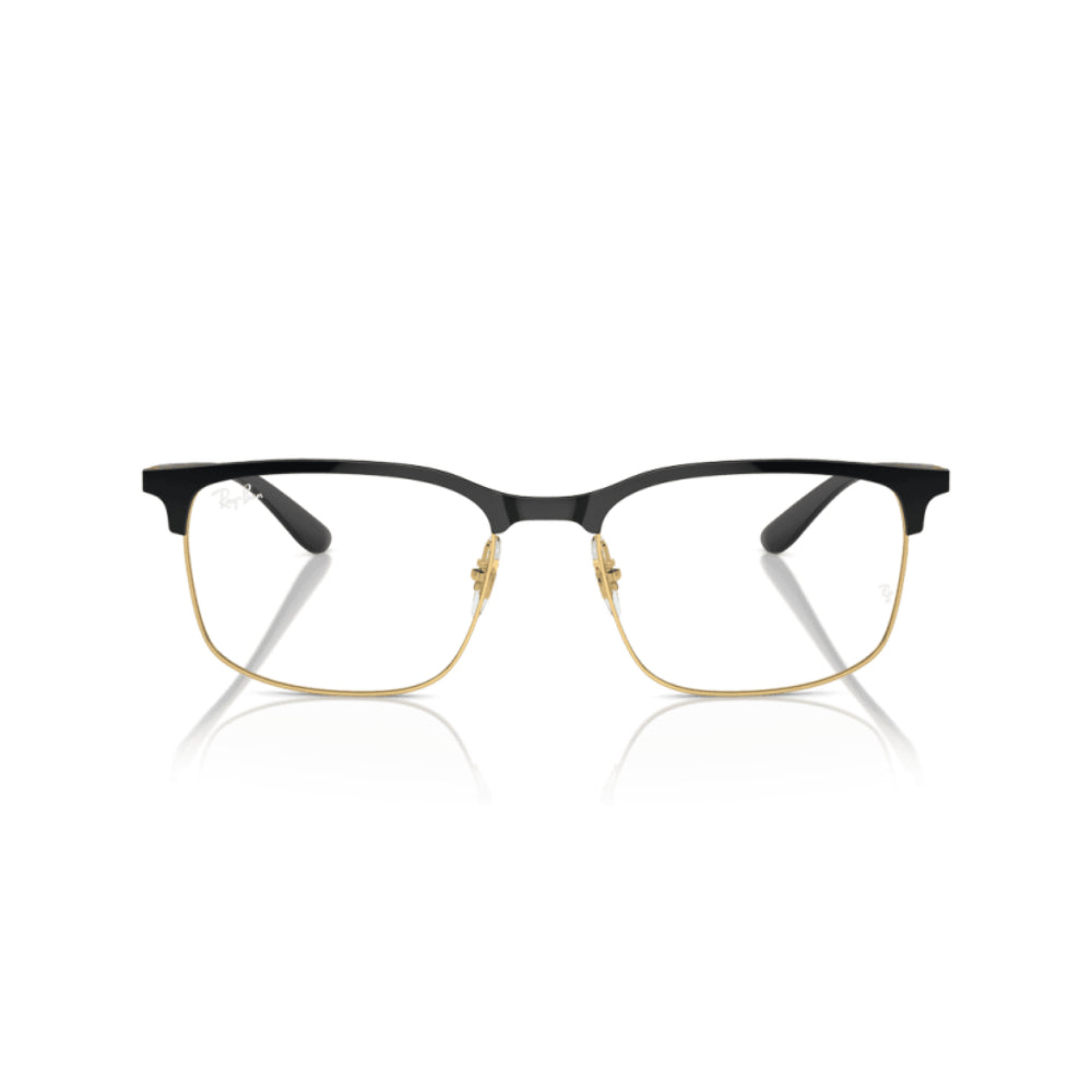 Ray-Ban RX6518572890 Unisex Square Clear Eyeglasses