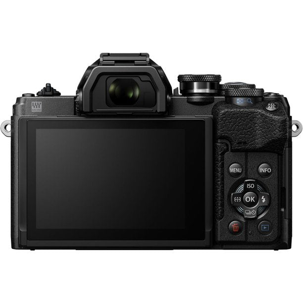 OLYMPUS OM-D E-M10 Mark IV Mirrorless Digital Camera with 14-42mm Lens - Black - Curacao