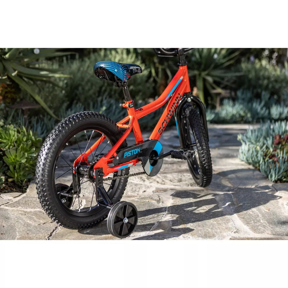 Pacific Cycle Schwinn Piston 16" Kid's Bike - Black/Red