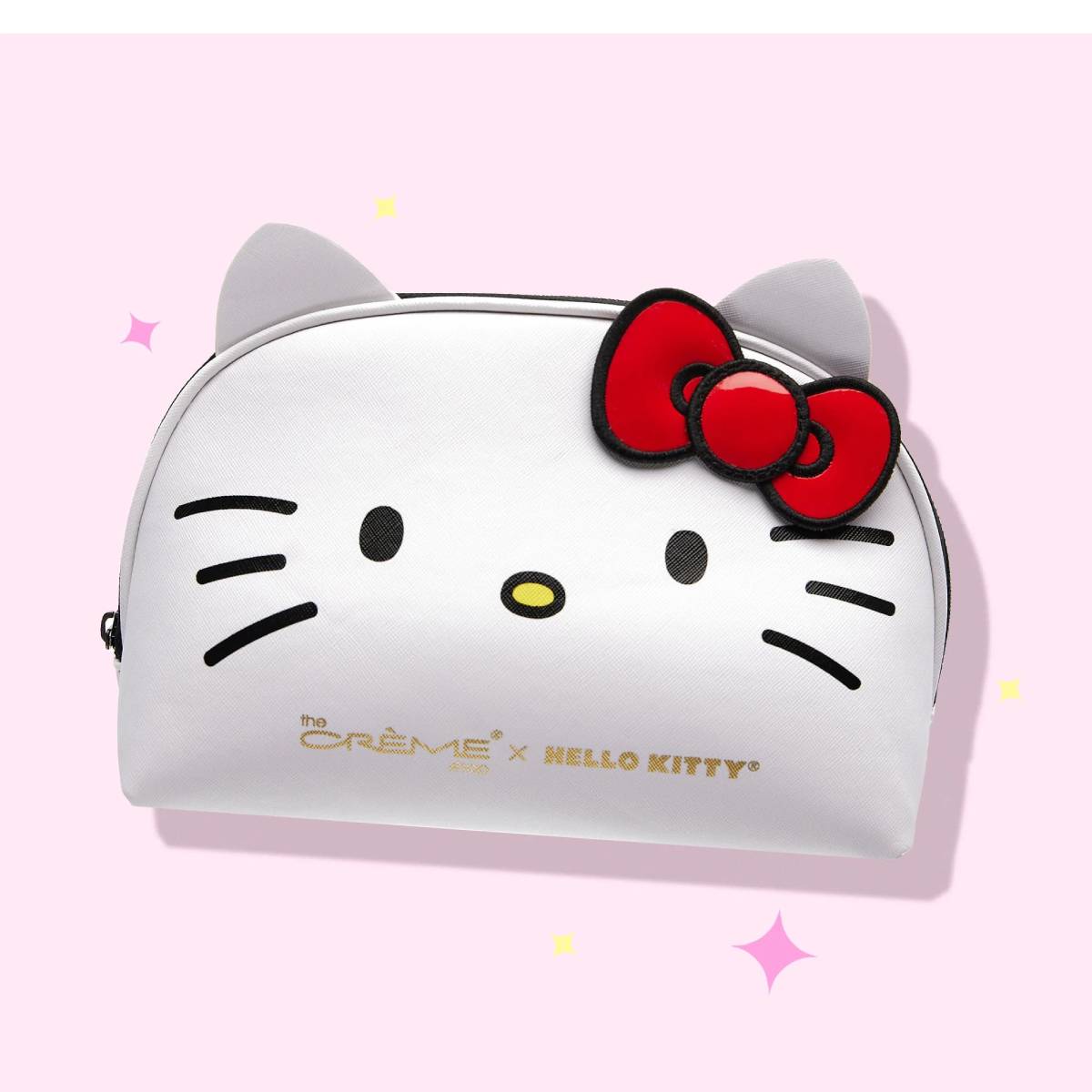 The Creme Shop X Hello Kitty Travel Makeup Pouch - White/Red