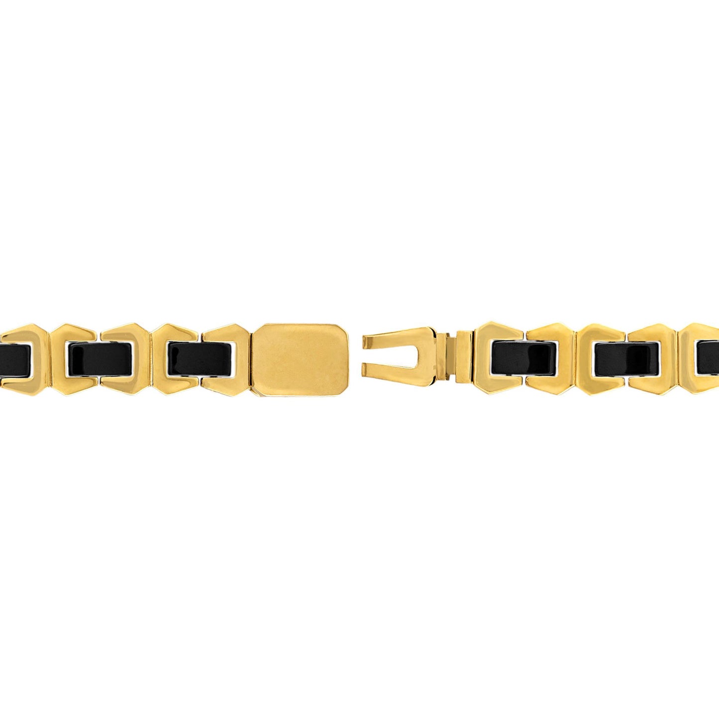 Bulova Icon Black Ceramic and Gold-Tone Bracelet