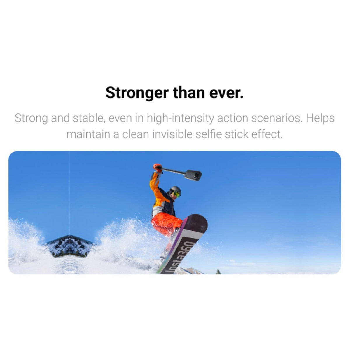 Insta360 44.9" Invisible Selfie Stick - Black