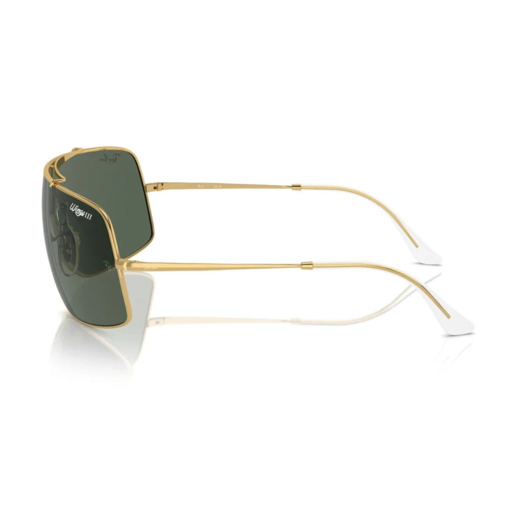 Ray-Ban Wings III RB389736001/ Unisex Square Solid Color Sunglasses