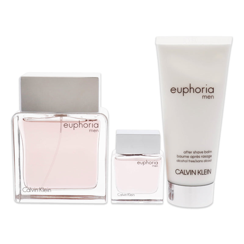 Calvin Klein Euphoria Men's (3-piece) Eau De Toilette Gift Set