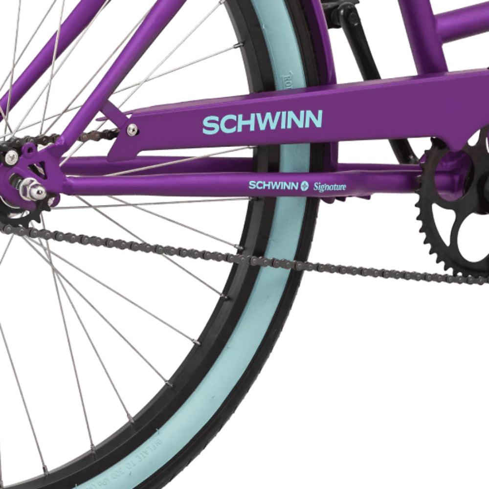 SCHWINN 26" Largo 1 Step-Thru Bike - Purple