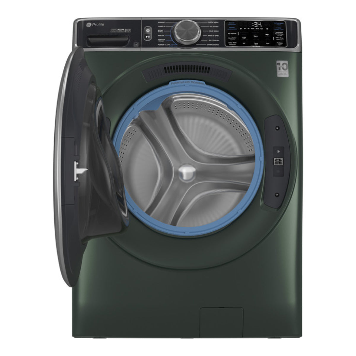 GE Profile PFW955SPWGN 5.5 cu. ft. Smart Front Load Steam Washer - Jade Green