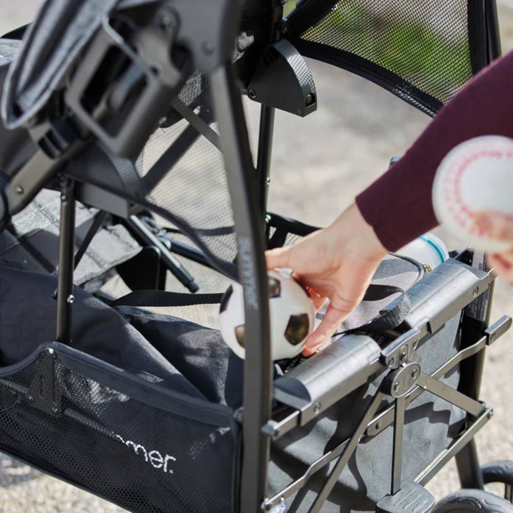 Ingenuity 3Dlite Tandem Convenience Double Stroller- Black