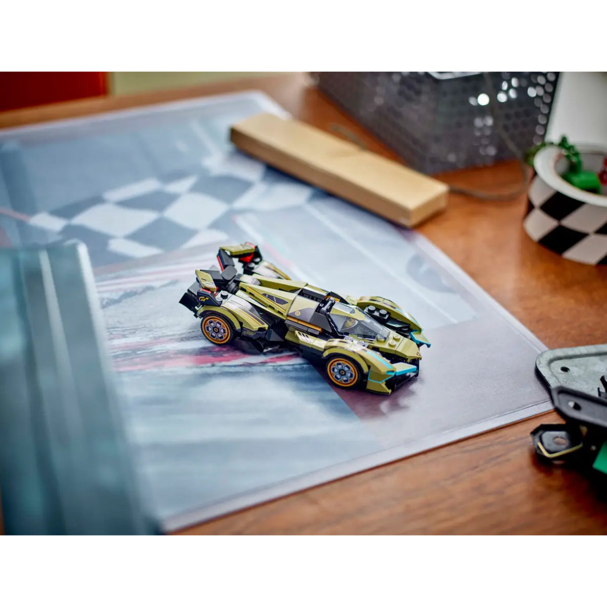 LEGO Speed Champions Lamborghini Lambo V12 Vision GT Super Formula 1 Car Building Toy Set (230-Pieces)